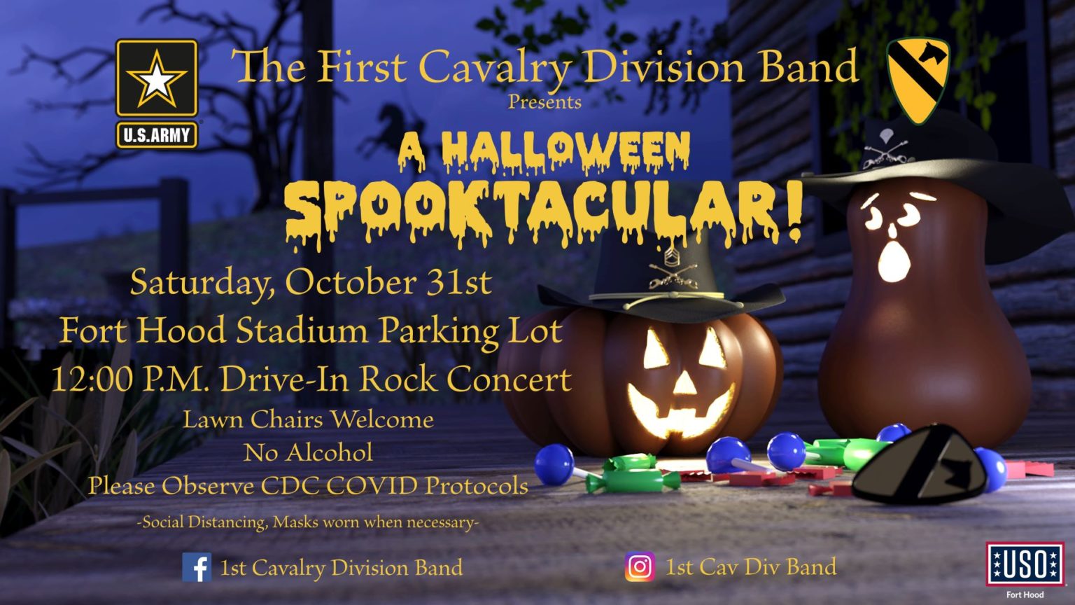 1st Cavalry Division Band to host Halloween Spooktacular