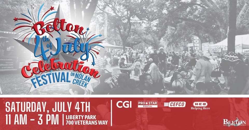Belton's 4th of July Celebration - Festival on Nolan Creek
