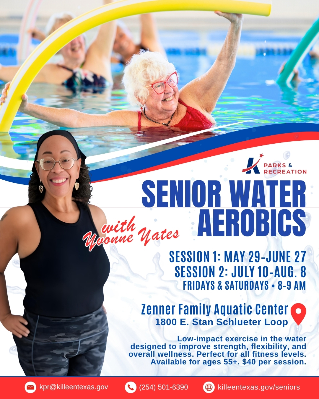 City of Killeen - Senior Water Aerobics (Session 2)