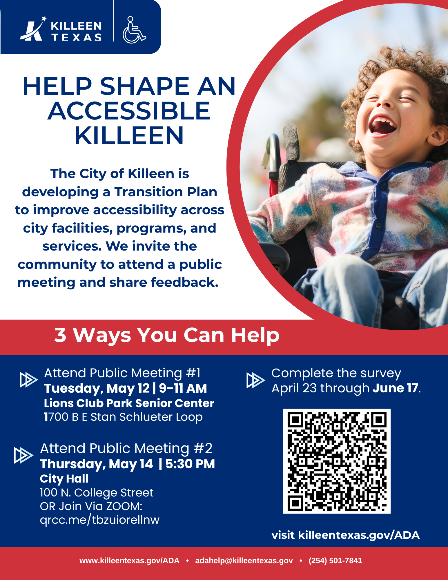 City of Killeen - ADA Transition Plan Meeting #2