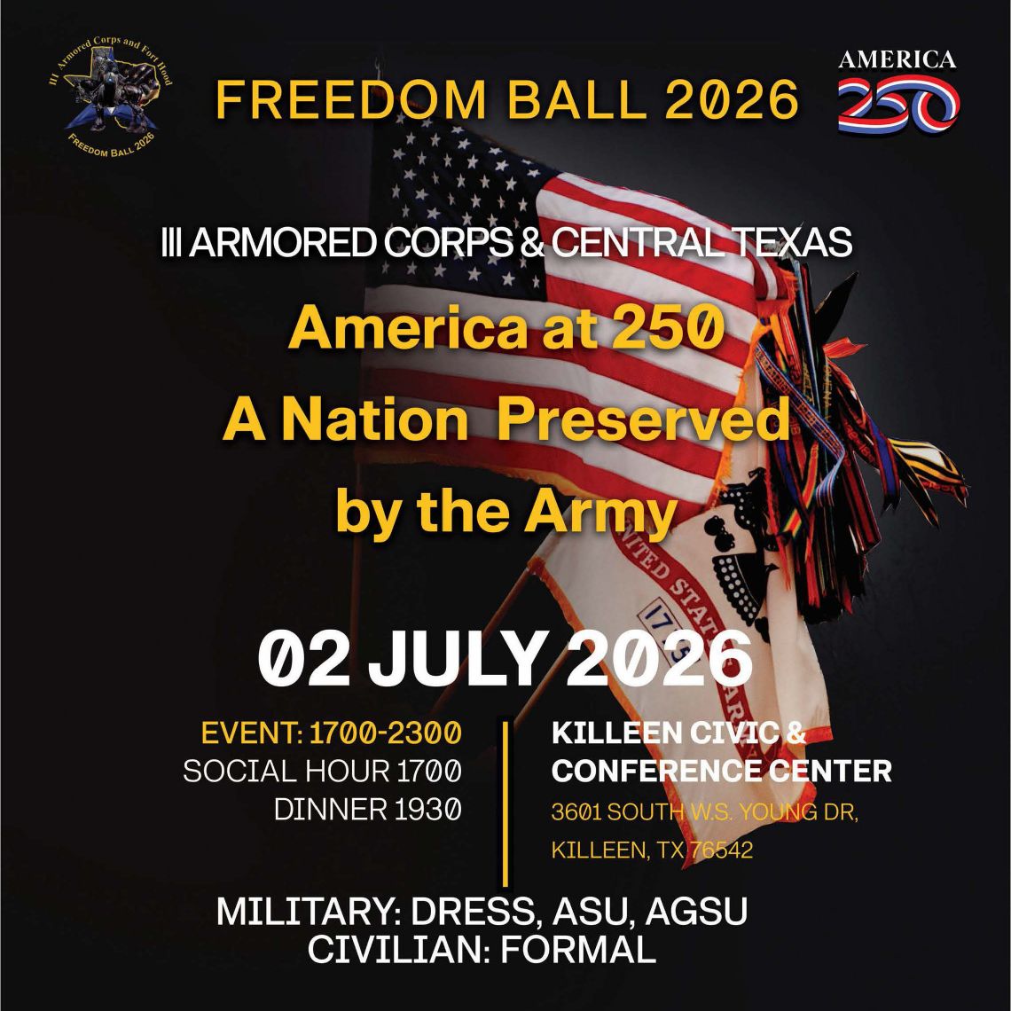 III Armored Corps and Central Texas Freedom Ball 2026