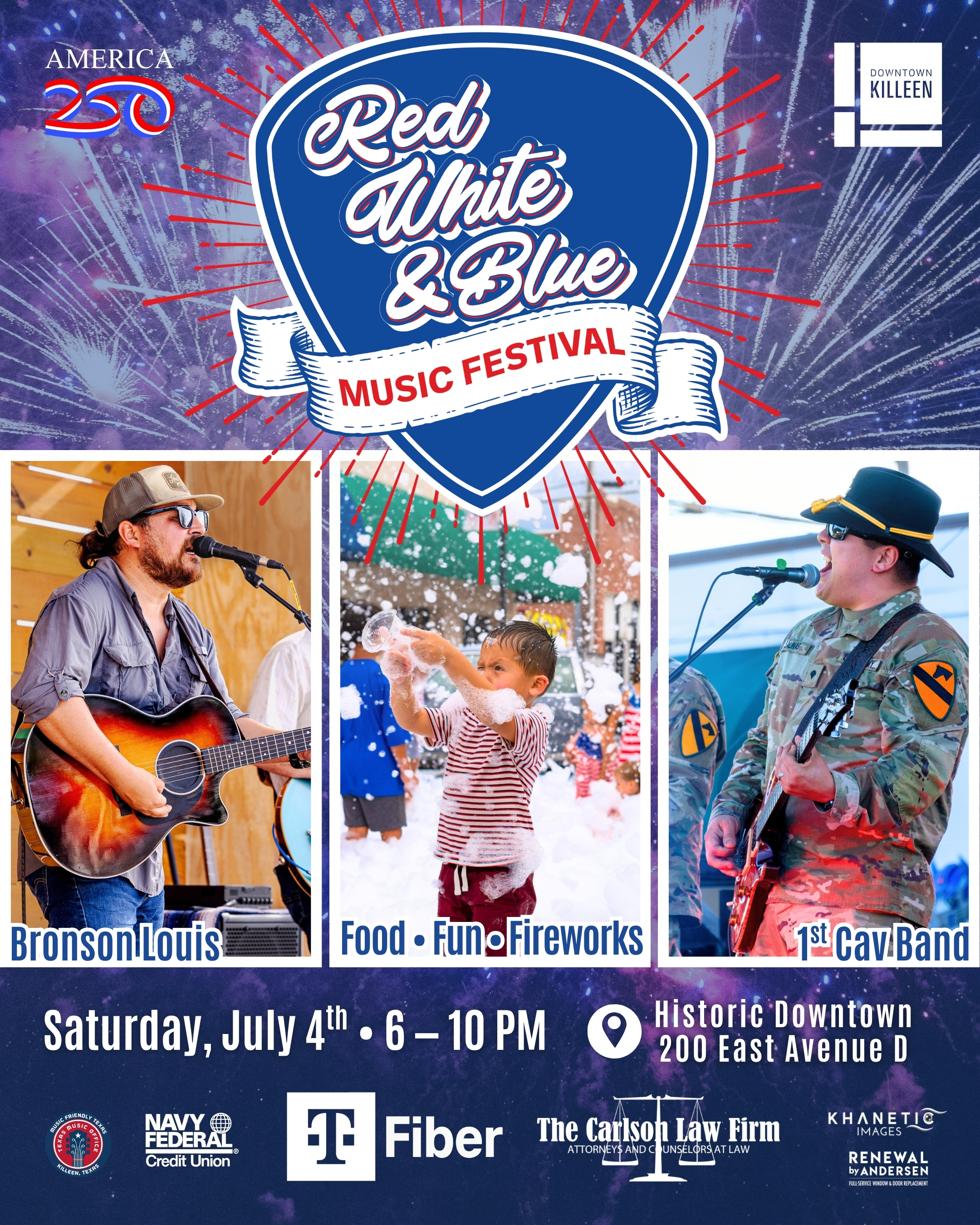 Red, White, Blue Music Festival