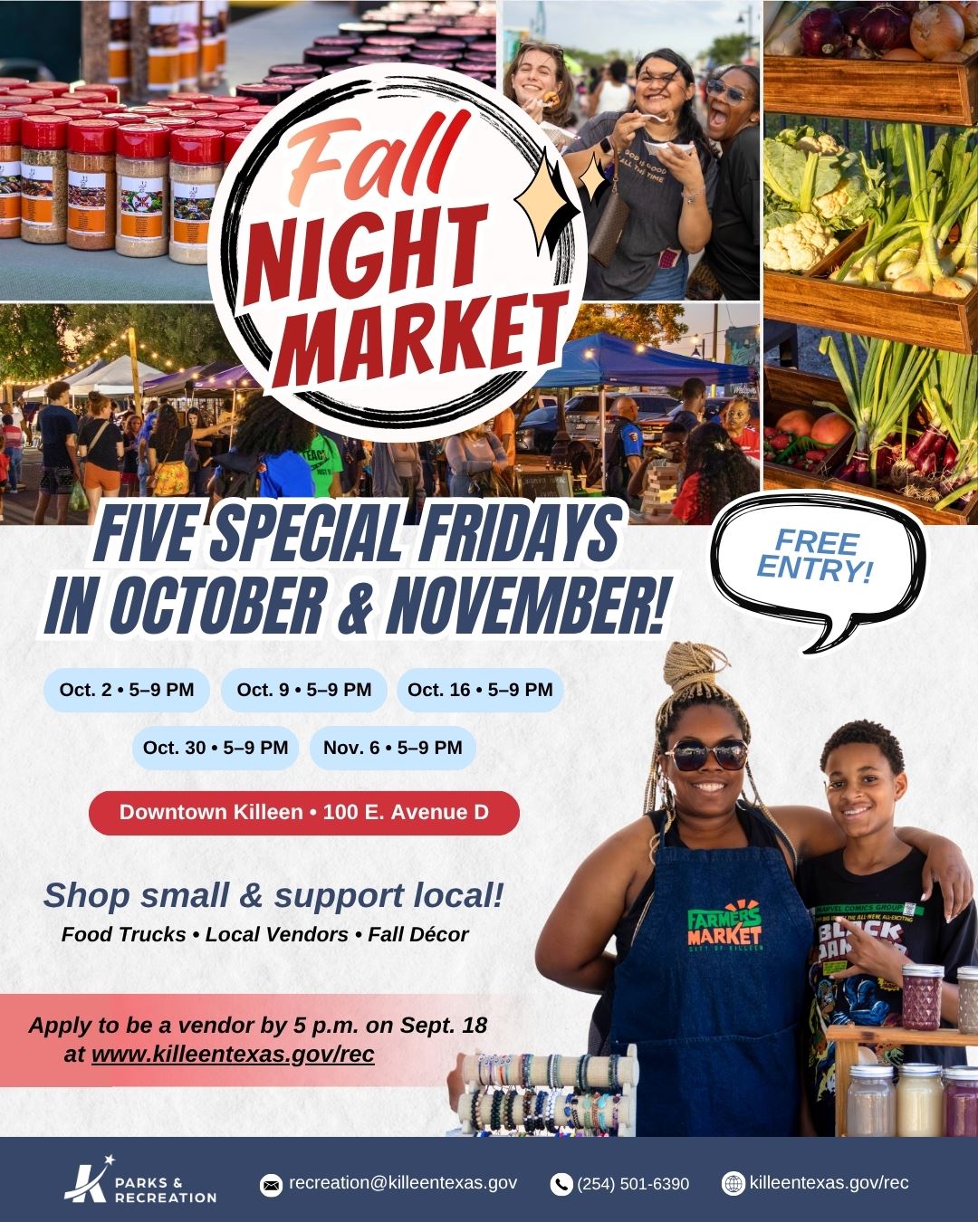 Fall Night Market (City of Killeen)