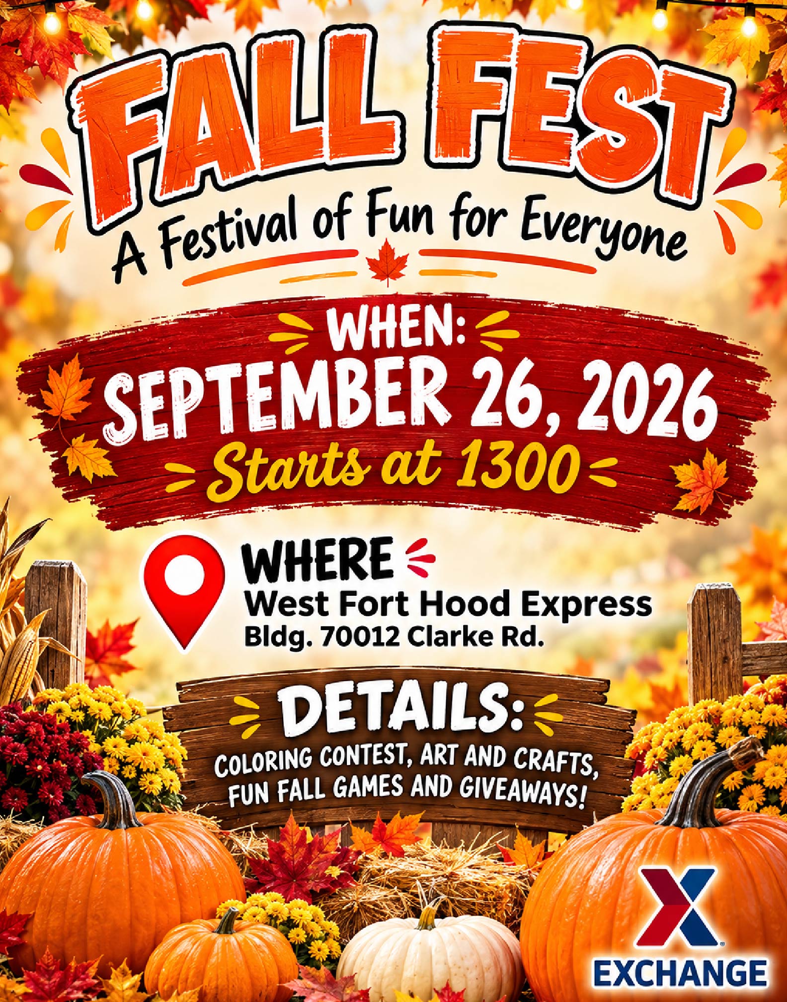 Fall Fest at West Ft. Hood Express