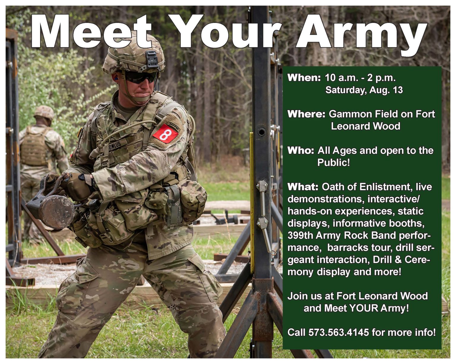 Fort Leonard Wood opens gates for unique event U.S. Army Fort Leonard