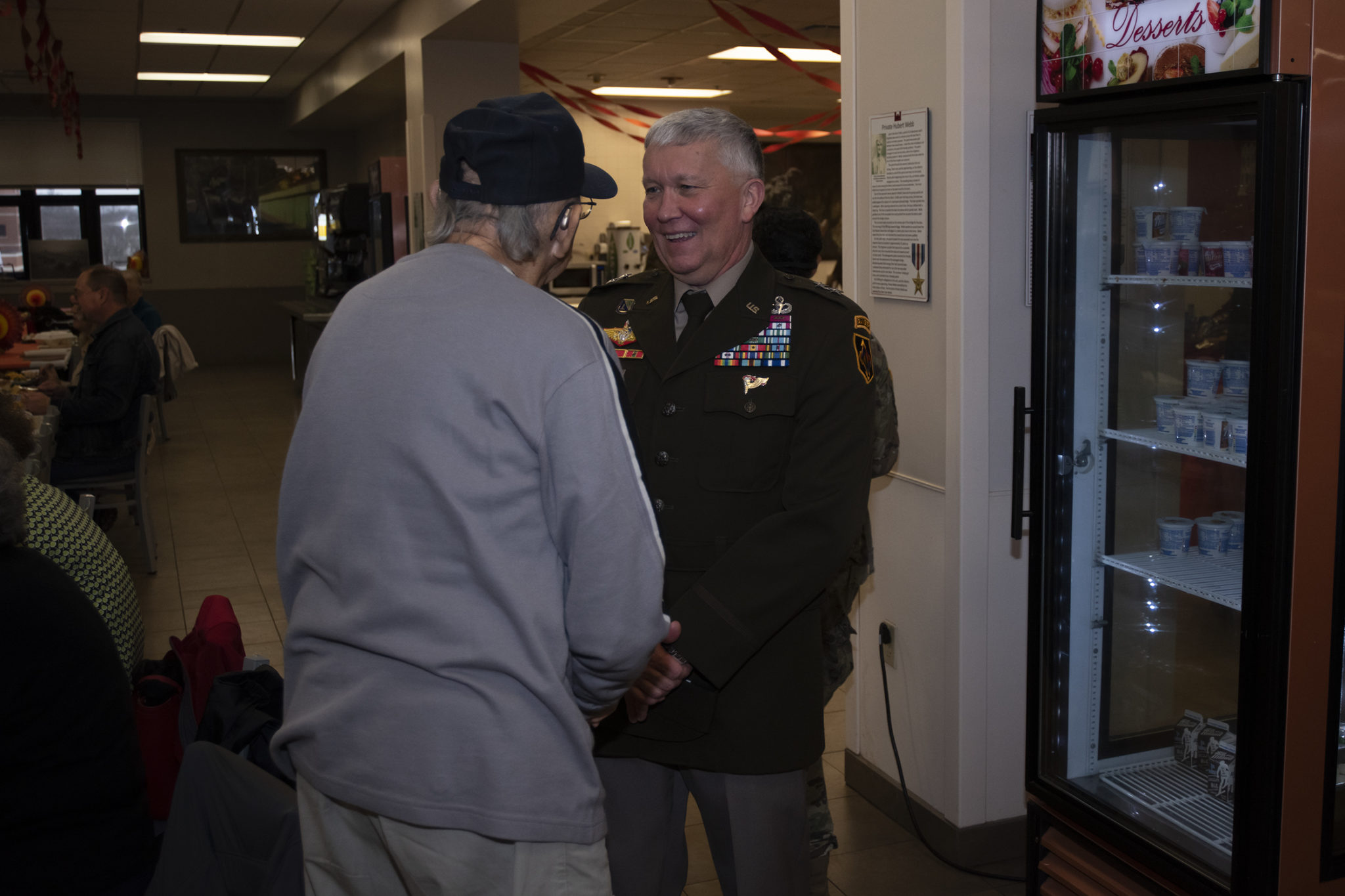 Service members across Fort Leonard Wood enjoy traditional Thanksgiving