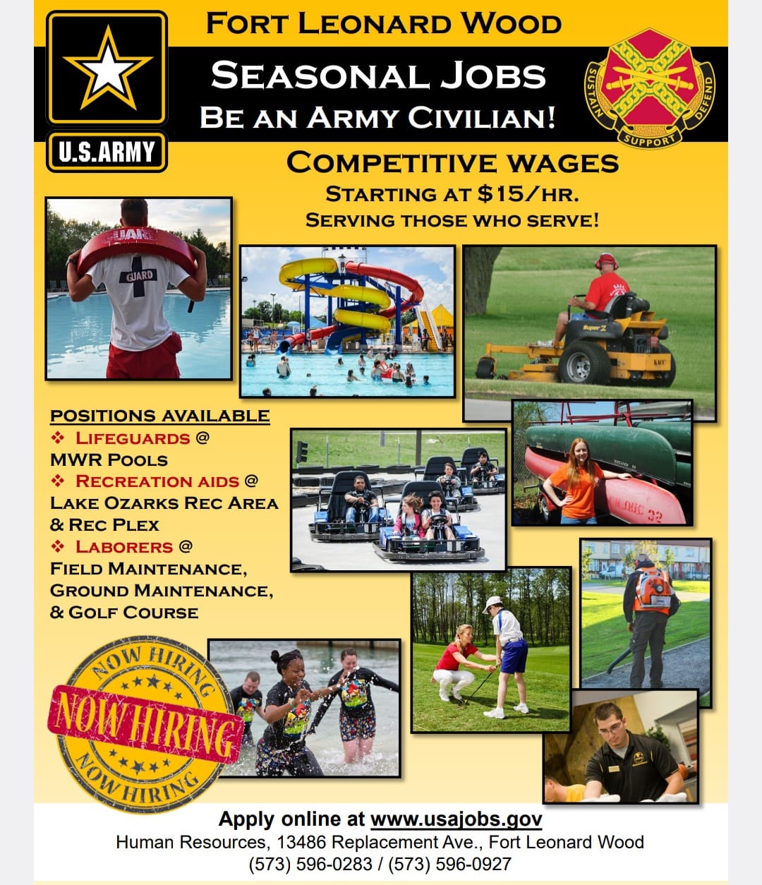 Need a summer job? Fort Leonard Wood has plenty to offer U.S. Army