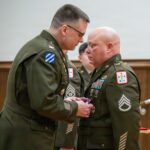 Soldier receives Purple Heart, credits training in reaction to 2012 Afghanistan IED attack